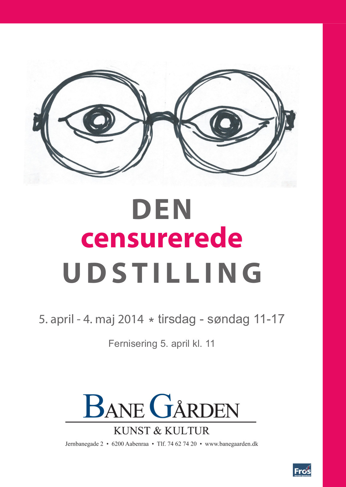 Plakat Censurede Udstilling